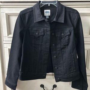 New black denim jacket